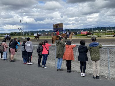 Day at the Races-On the Rail